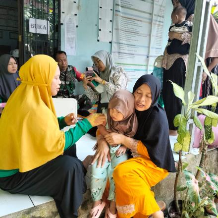 Posyandu Manggis Gelar Pemeriksaan untukTingkatkan Kesehatan Pada Anak Desa Bawahan Seberang